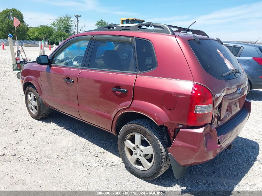 2008 Hyundai Tucson Gls VIN: KM8JM12B48U814181 Lot: 39637368