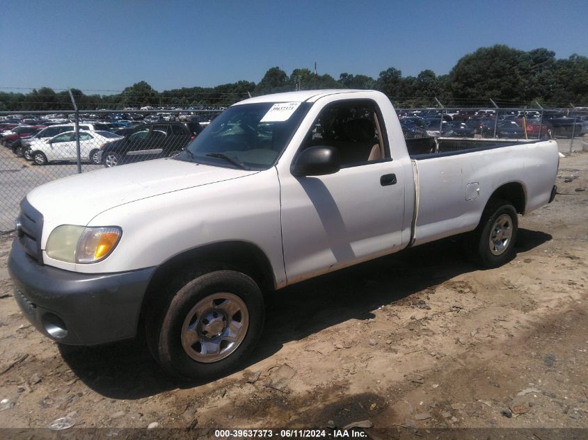 2003 Toyota Tundra VIN: 5TBJN32133S435554 Lot: 39637373