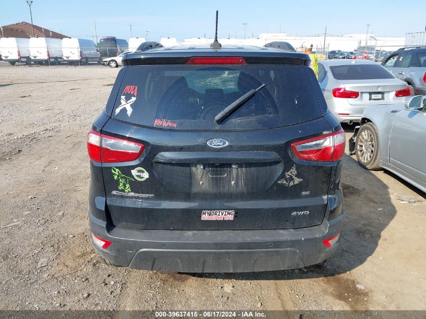 2020 Ford Ecosport Se VIN: MAJ6S3GL1LC336965 Lot: 39637415