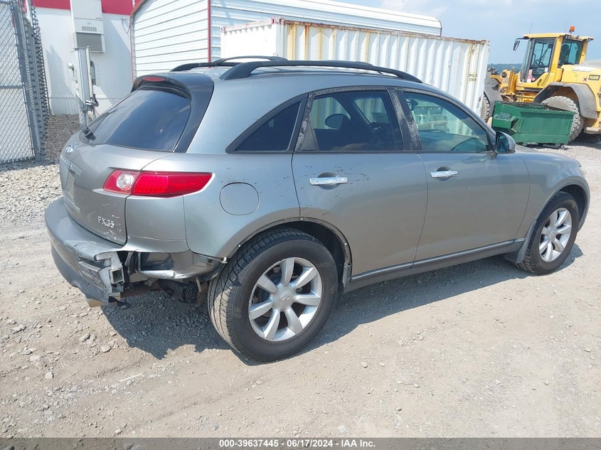 2005 Infiniti Fx35 VIN: JNRAS08W65X215548 Lot: 39637445