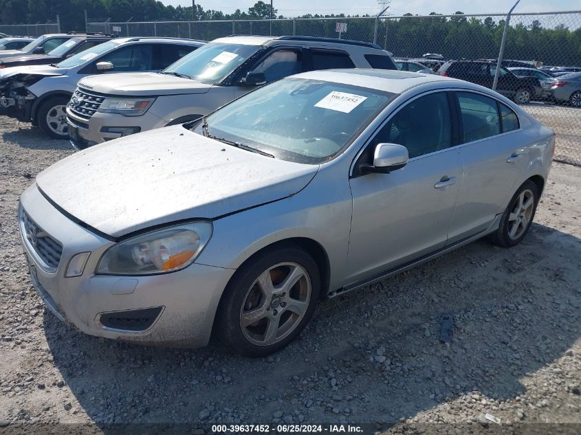 2012 Volvo S60 T5 VIN: YV1622FS7C2092154 Lot: 39637452