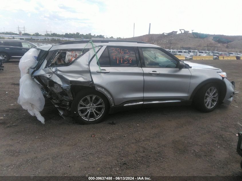 2022 Ford Explorer Xlt VIN: 1FMSK8DH2NGC01779 Lot: 39637458