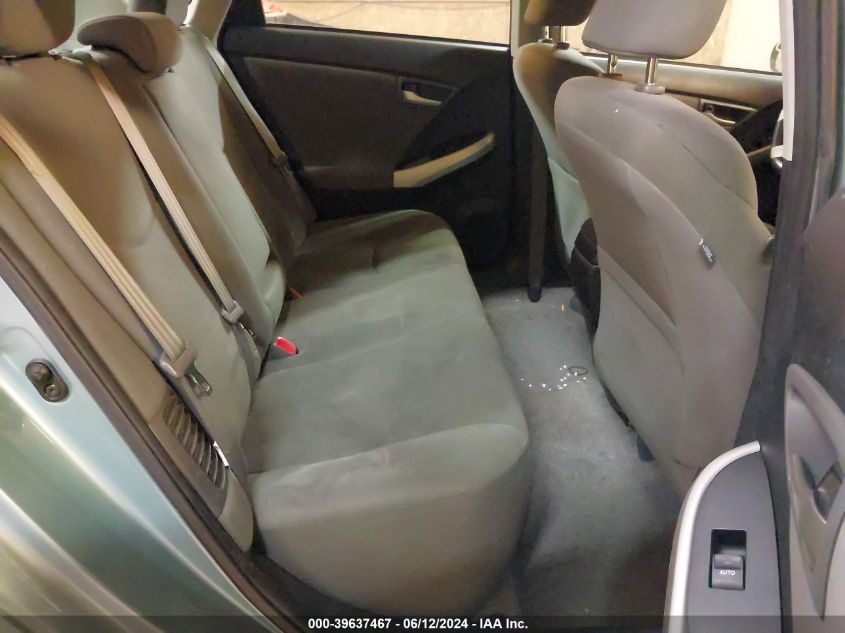 2012 Toyota Prius Two VIN: JTDKN3DU1C1523552 Lot: 39637467