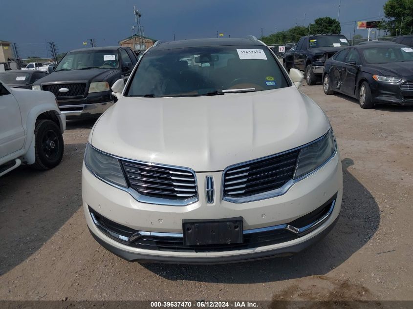 2016 Lincoln Mkx Black Label VIN: 2LMPJ9JP0GBL66433 Lot: 39637470