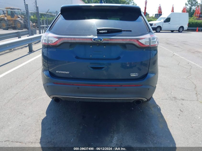 2016 Ford Edge Sel VIN: 2FMPK4J95GBC03435 Lot: 39637498