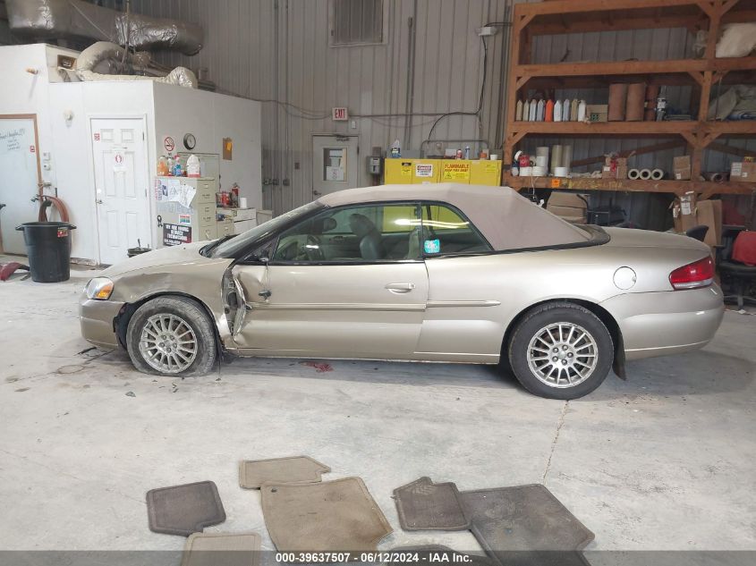 2004 Chrysler Sebring Lxi VIN: 1C3EL55R74N234084 Lot: 39637507