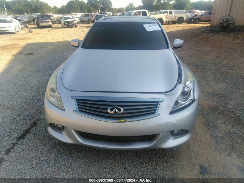 2012 Infiniti G25 Journey VIN: JN1DV6AP2CM700233 Lot: 39637508