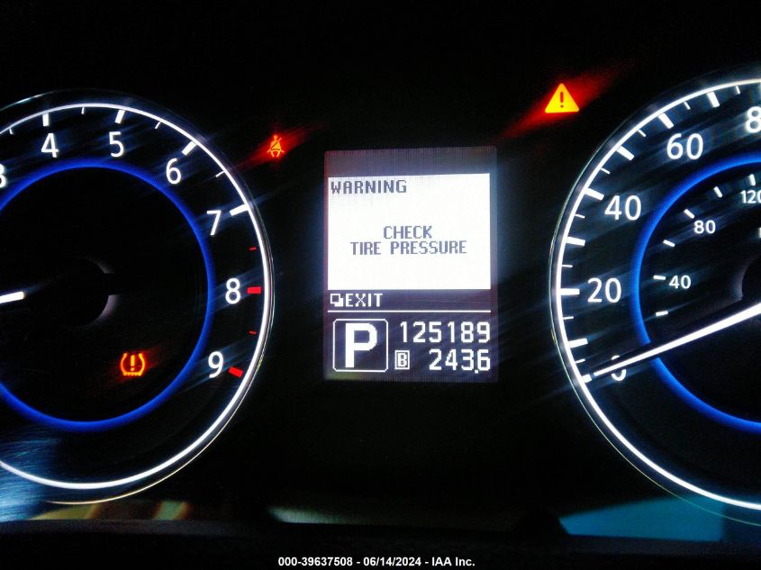 2012 Infiniti G25 Journey VIN: JN1DV6AP2CM700233 Lot: 39637508