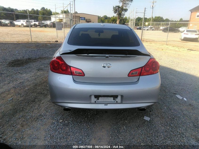 2012 Infiniti G25 Journey VIN: JN1DV6AP2CM700233 Lot: 39637508