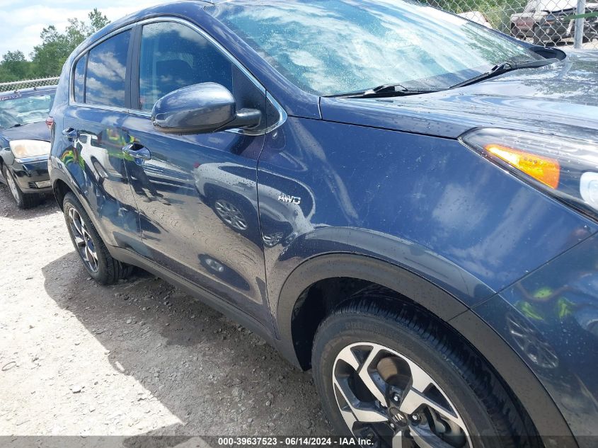 2020 Kia Sportage Lx VIN: KNDPMCAC7L7629229 Lot: 39637523