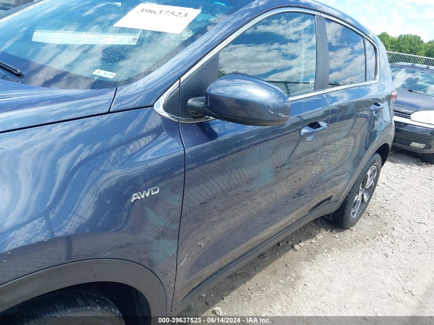 2020 Kia Sportage Lx VIN: KNDPMCAC7L7629229 Lot: 39637523