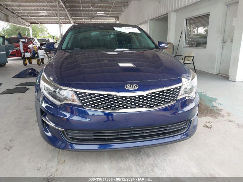 2016 Kia Optima Ex VIN: 5XXGU4L30GG115853 Lot: 39637536