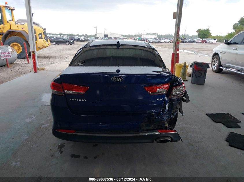 2016 Kia Optima Ex VIN: 5XXGU4L30GG115853 Lot: 39637536