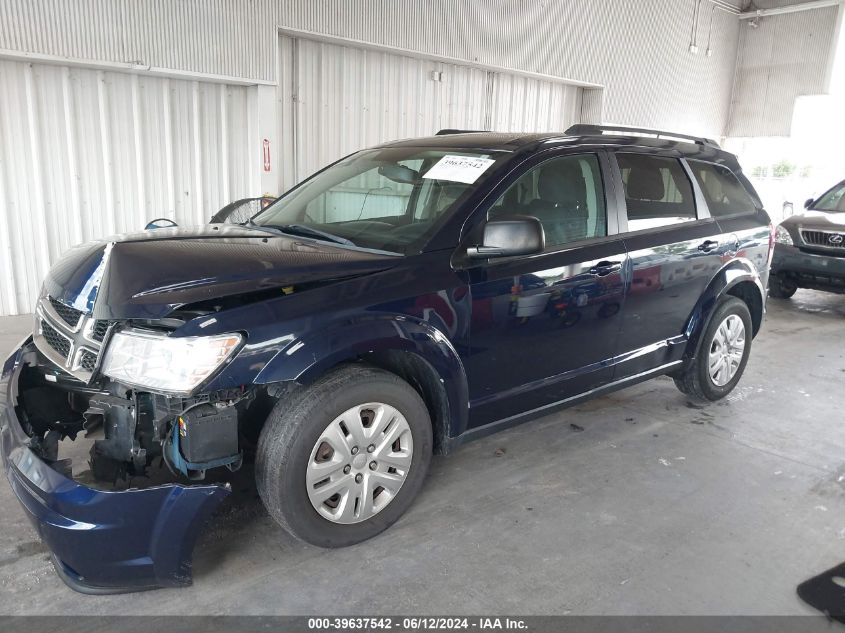 2017 Dodge Journey Se VIN: 3C4PDCAB8HT528243 Lot: 39637542