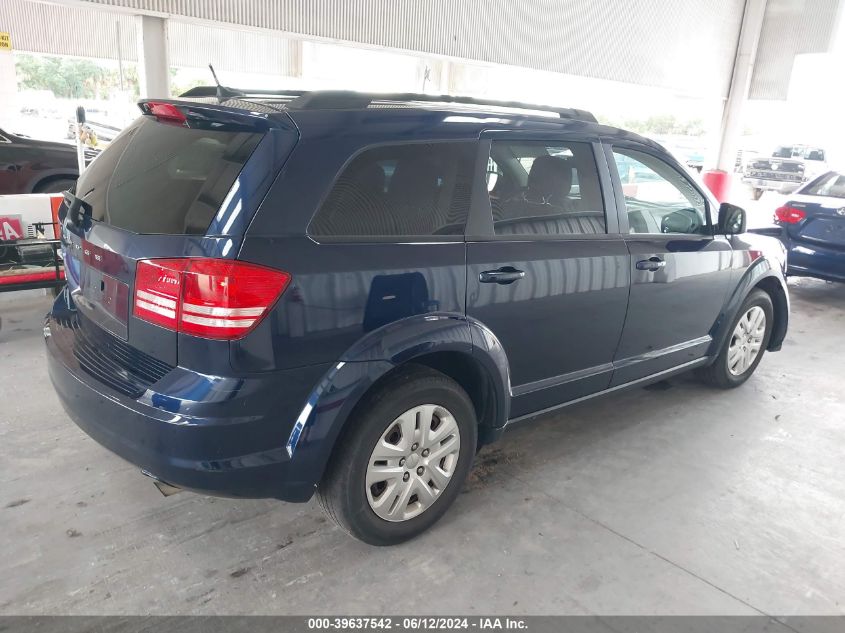 2017 Dodge Journey Se VIN: 3C4PDCAB8HT528243 Lot: 39637542