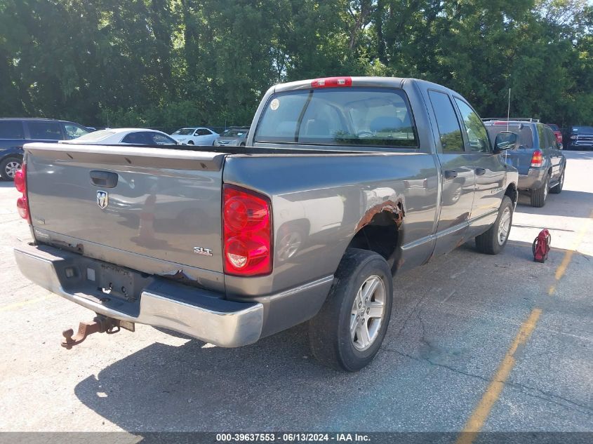 2007 Dodge Ram 1500 Slt VIN: 1D7HA18P87S202788 Lot: 39637553