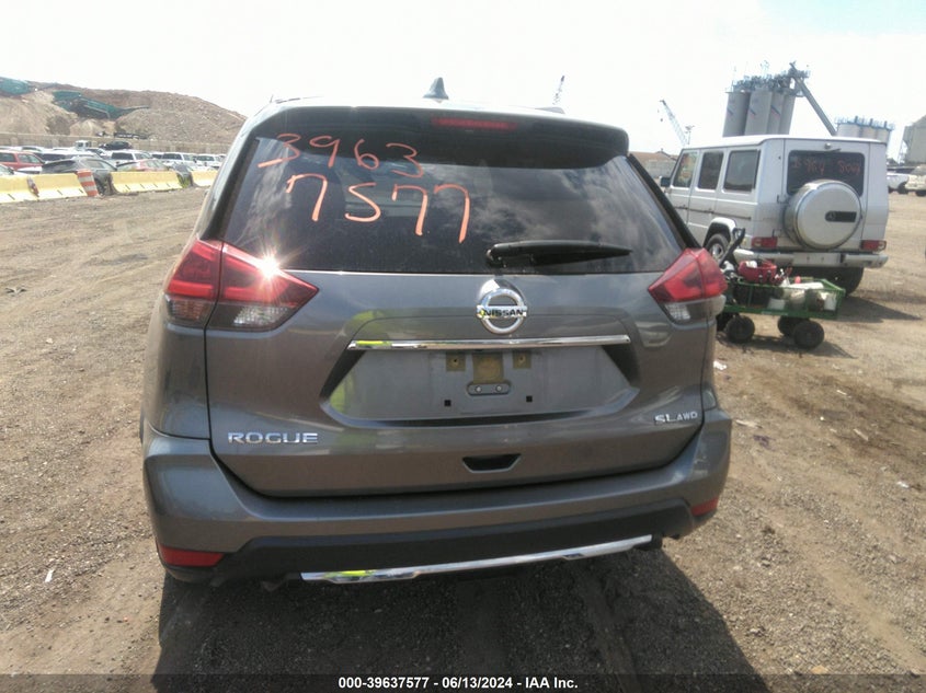 2018 Nissan Rogue Sl VIN: JN8AT2MV4JW310832 Lot: 39637577
