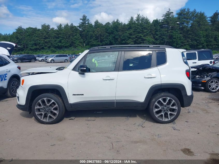 2022 Jeep Renegade Limited 4X4 VIN: ZACNJDD11NPN58354 Lot: 39637583