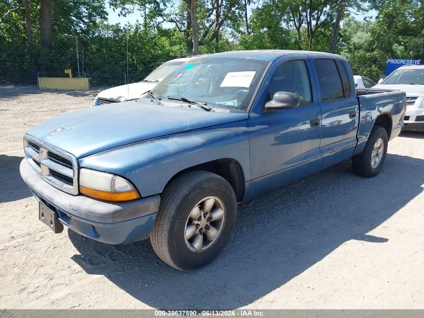 2004 Dodge Dakota Sport/Sxt VIN: 1D7HL38K44S691132 Lot: 39637590