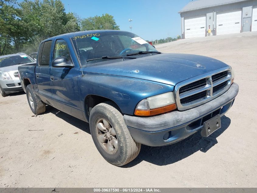 2004 Dodge Dakota Sport/Sxt VIN: 1D7HL38K44S691132 Lot: 39637590