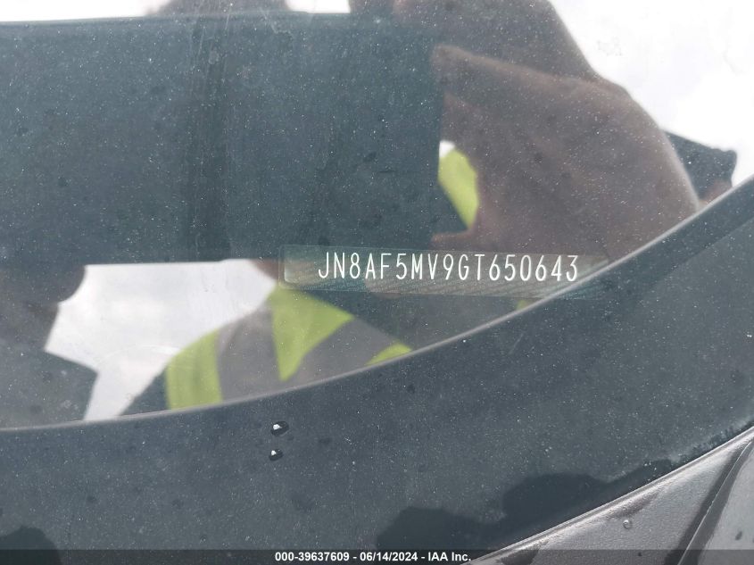 2016 Nissan Juke S VIN: JN8AF5MV9GT650643 Lot: 39637609