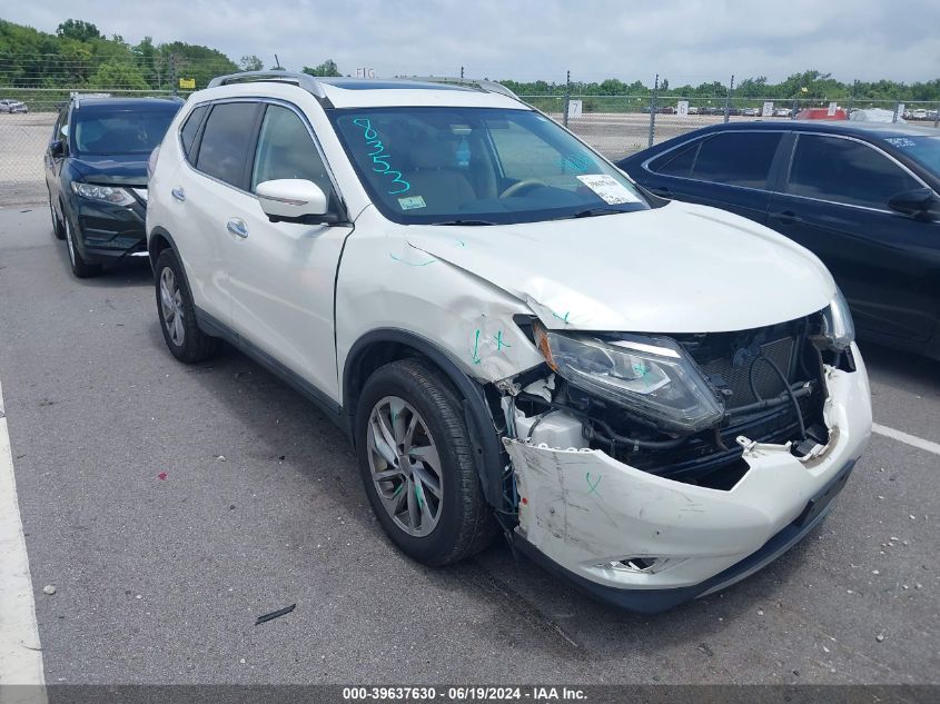 2015 Nissan Rogue Sl VIN: 5N1AT2MVXFC762798 Lot: 39637630