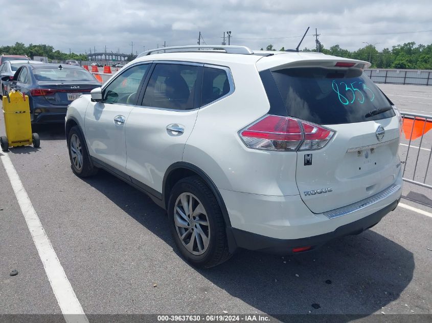 2015 Nissan Rogue Sl VIN: 5N1AT2MVXFC762798 Lot: 39637630