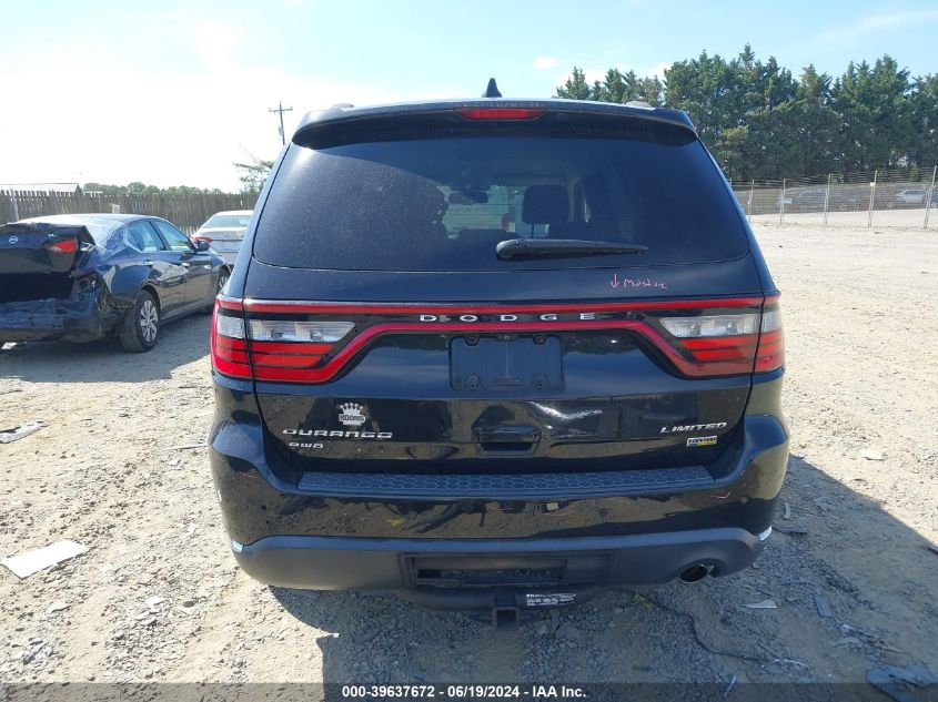 2015 Dodge Durango Limited VIN: 1C4RDJDG1FC837288 Lot: 39637672