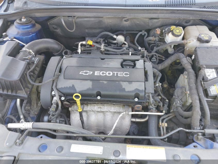 2012 Chevrolet Cruze Ls VIN: 1G1PC5SHXC7255720 Lot: 39637751