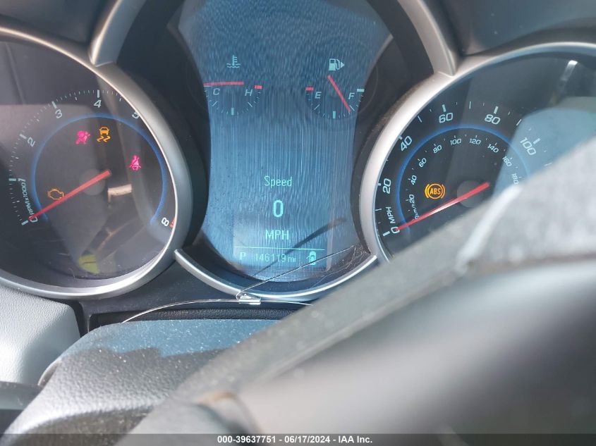 2012 Chevrolet Cruze Ls VIN: 1G1PC5SHXC7255720 Lot: 39637751