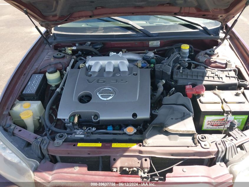 2002 Nissan Maxima Se VIN: JN1DA31D62T444974 Lot: 39637758