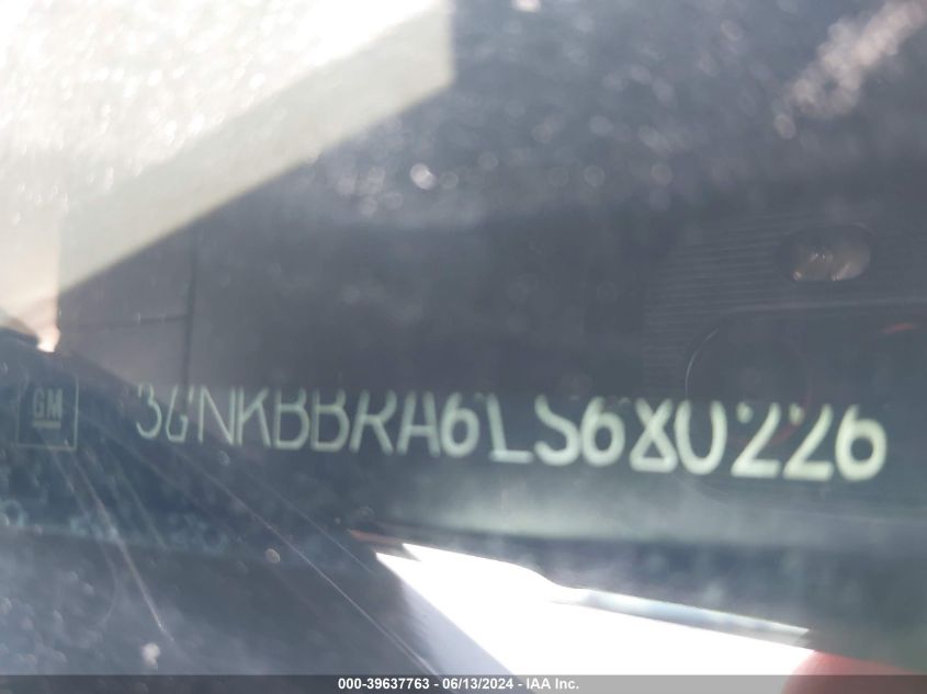 2020 Chevrolet Blazer Fwd 1Lt VIN: 3GNKBBRA6LS680226 Lot: 39637763