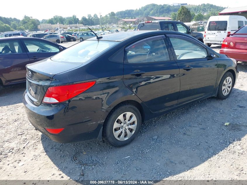 2016 Hyundai Accent Se VIN: KMHCT4AE4GU017209 Lot: 39637778