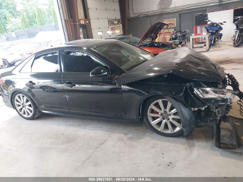2018 Audi A4 Premium Plus VIN: WAUENAF48JA121309 Lot: 39637801