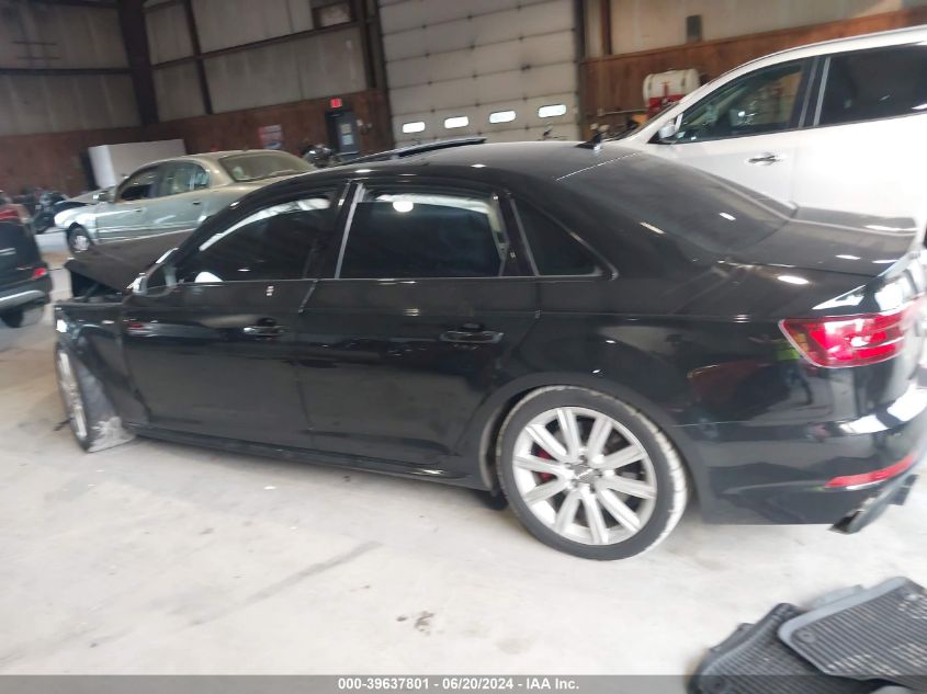 2018 Audi A4 Premium Plus VIN: WAUENAF48JA121309 Lot: 39637801