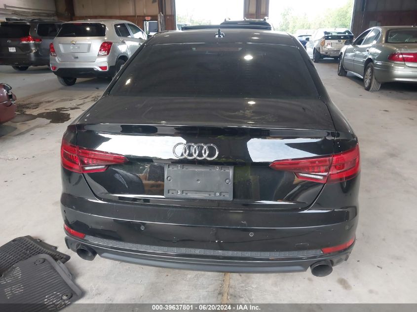 2018 Audi A4 Premium Plus VIN: WAUENAF48JA121309 Lot: 39637801