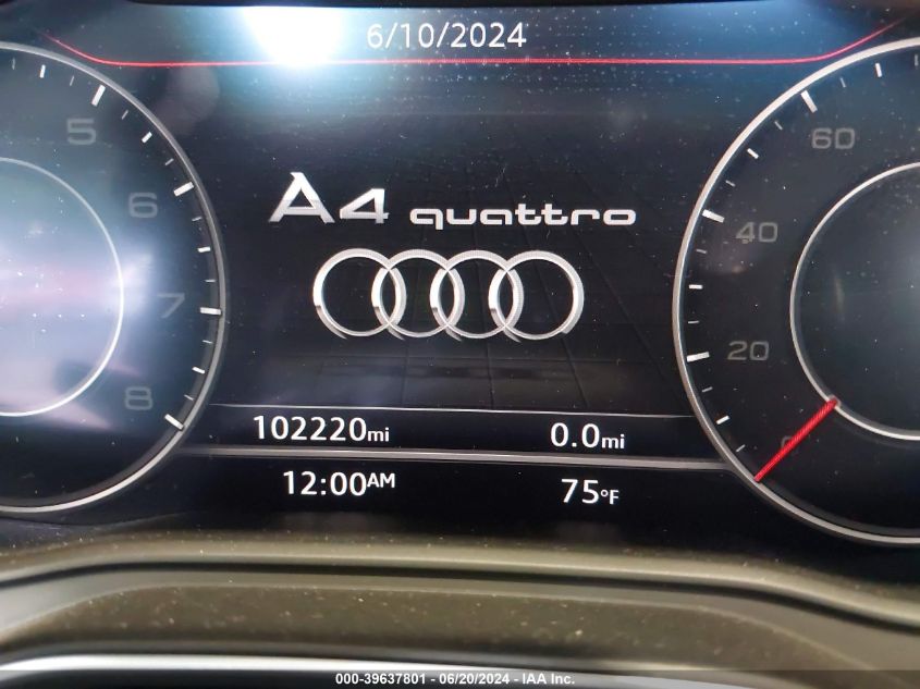 2018 Audi A4 Premium Plus VIN: WAUENAF48JA121309 Lot: 39637801