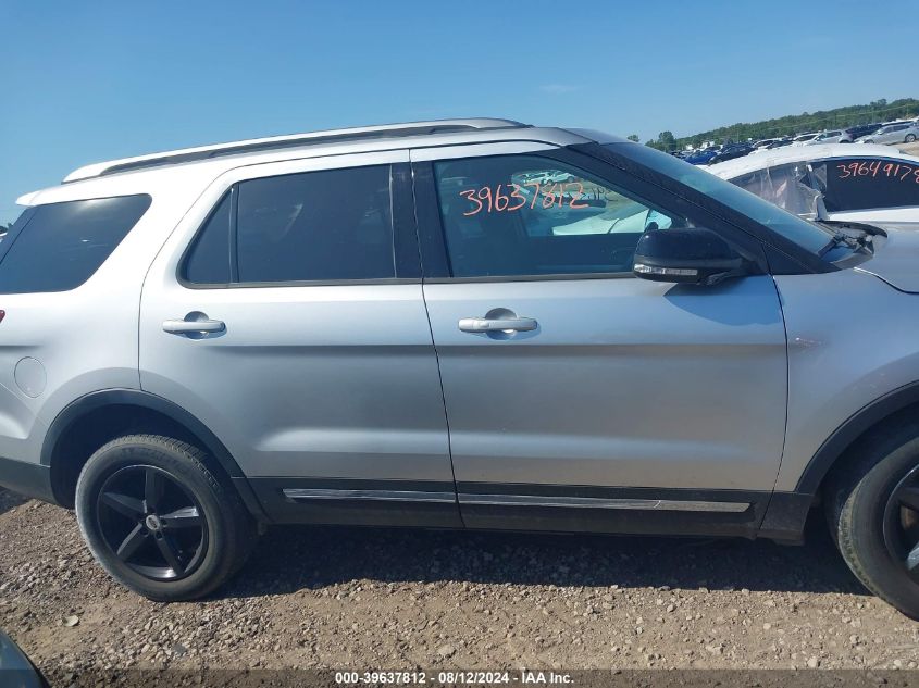 2016 Ford Explorer Xlt VIN: 1FM5K8DH0GGB93259 Lot: 39637812