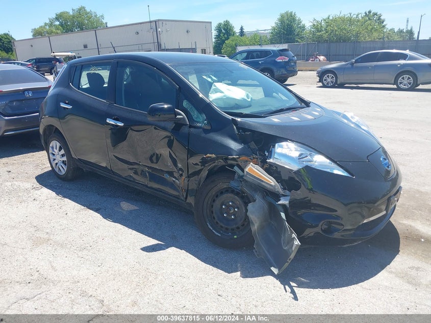 2016 Nissan Leaf S VIN: 1N4AZ0CP6GC307707 Lot: 39637815