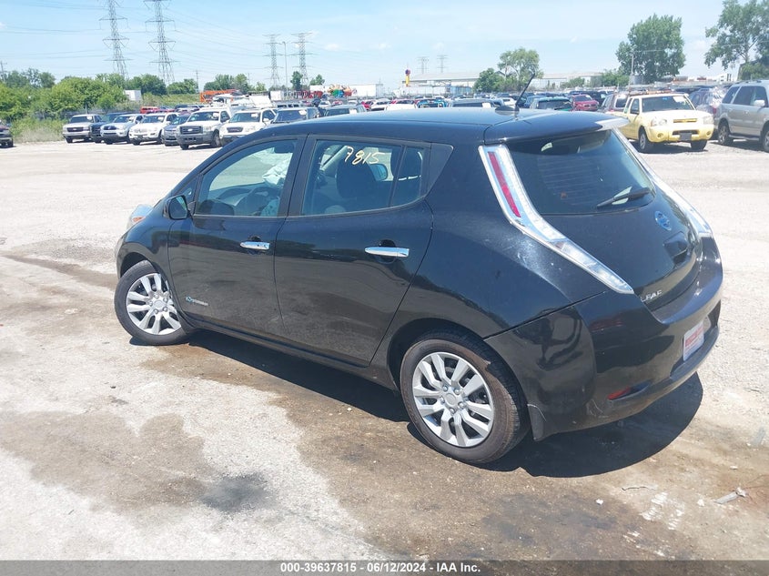 2016 Nissan Leaf S VIN: 1N4AZ0CP6GC307707 Lot: 39637815