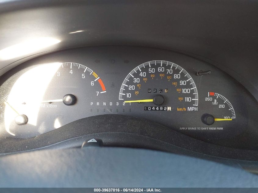 2001 Pontiac Grand Prix Gt VIN: 1G2WP52K21F129166 Lot: 39637816