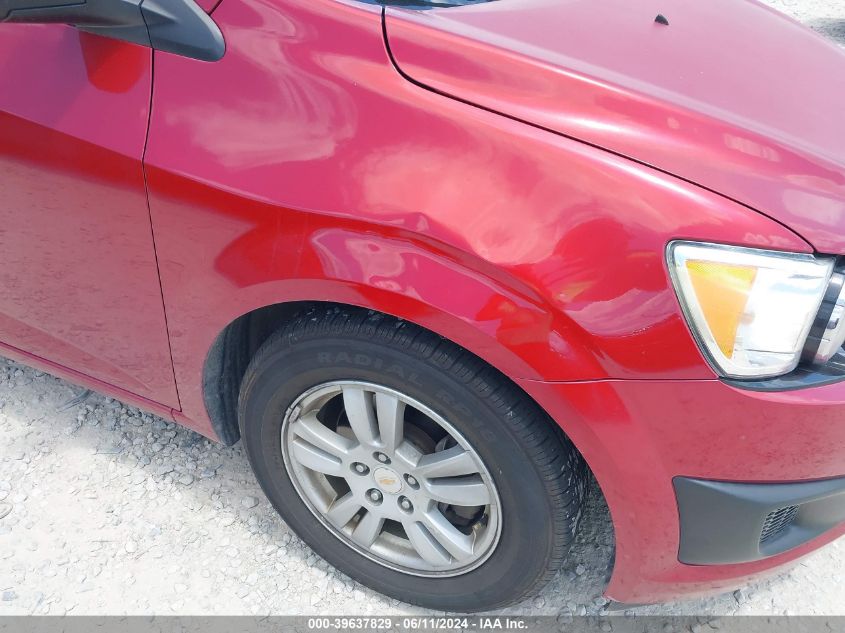 2012 Chevrolet Sonic 1Ls VIN: 1G1JB5SH9C4171320 Lot: 39637829