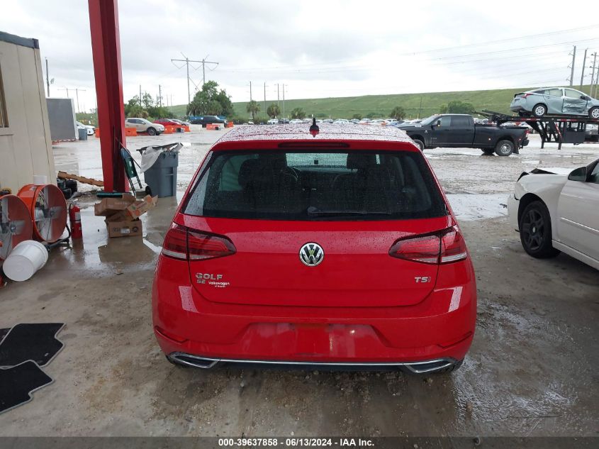 2018 Volkswagen Golf Tsi S/Tsi Se VIN: 3VWG17AU4JM272830 Lot: 39637858