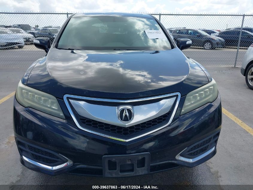 2016 Acura Rdx Acurawatch Plus Pkg VIN: 5J8TB3H3XGL009483 Lot: 40724827