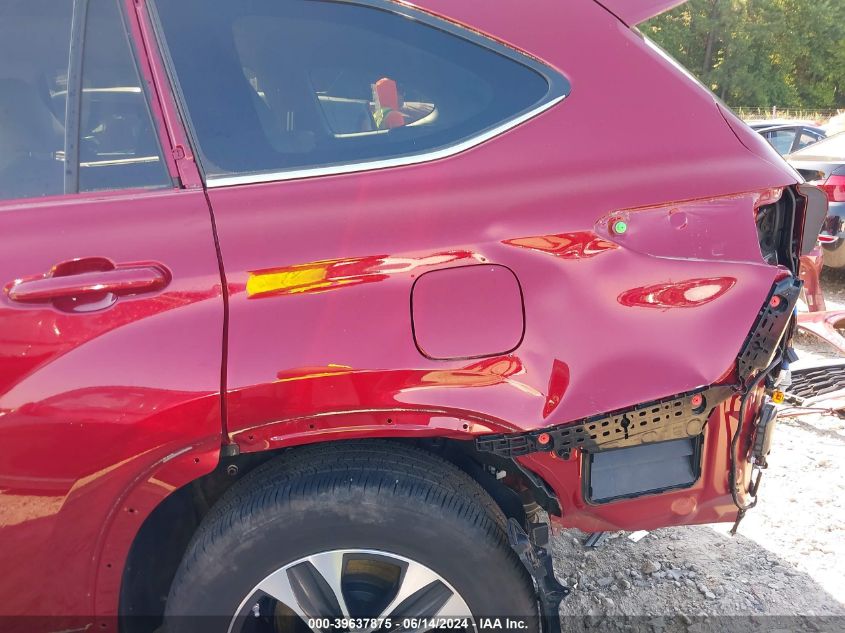 2021 Toyota Highlander Xle VIN: 5TDGZRBH4MS138476 Lot: 39637875