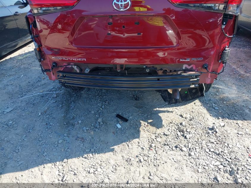 2021 Toyota Highlander Xle VIN: 5TDGZRBH4MS138476 Lot: 39637875