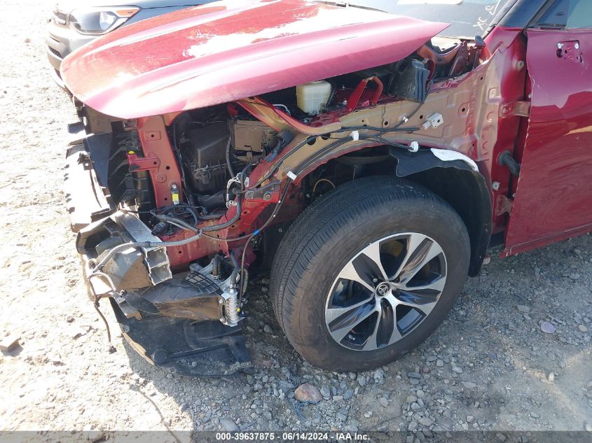 2021 Toyota Highlander Xle VIN: 5TDGZRBH4MS138476 Lot: 39637875