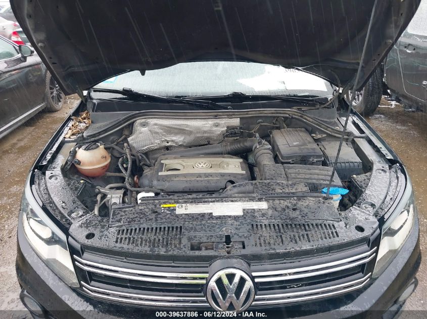 2013 Volkswagen Tiguan Sel VIN: WVGAV7AX0DW544054 Lot: 39637886