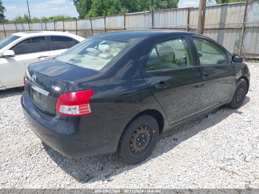 2010 Toyota Yaris VIN: JTDBT4K37A1390704 Lot: 39637905