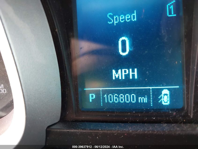 2012 Chevrolet Equinox 1Lt VIN: 2GNALDEK6C1336393 Lot: 39637912